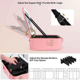 JJhxr travel-ready bag with luggage strap and detachable shoulder strap
