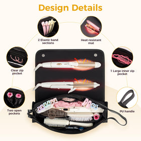 JKAOO bag with PU hangable handle simplifies packing and hanging in hotels
