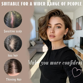JKIBOO wig cap protects scalp and wig without glue or tape for daily use