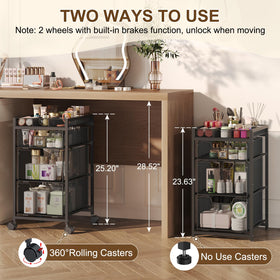 JKsmart 360-degree caster wheels enable smooth, versatile movement.
