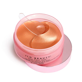 JLO Beauty That First Take eye mask close-up for cooling, refreshing under-eye care.