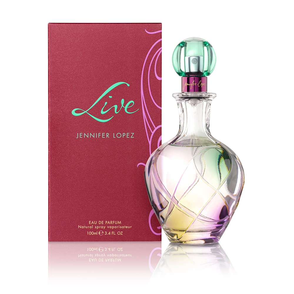 Jennifer Lopez Live EDP spray bottle for easy, precise application