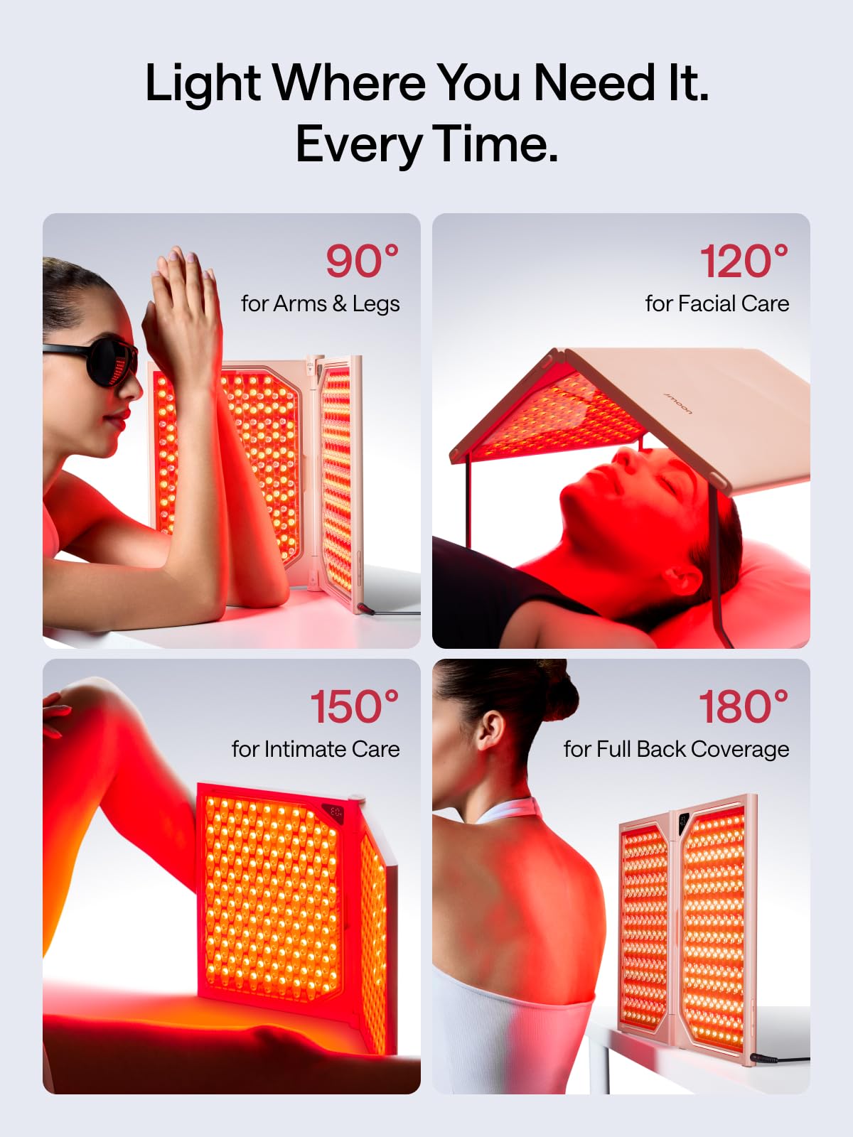 Dual Care mode blends therapies for comprehensive skin support