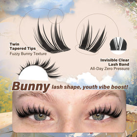 JMS&JMS 8-18mm CCurl lengths for versatile eye looks.