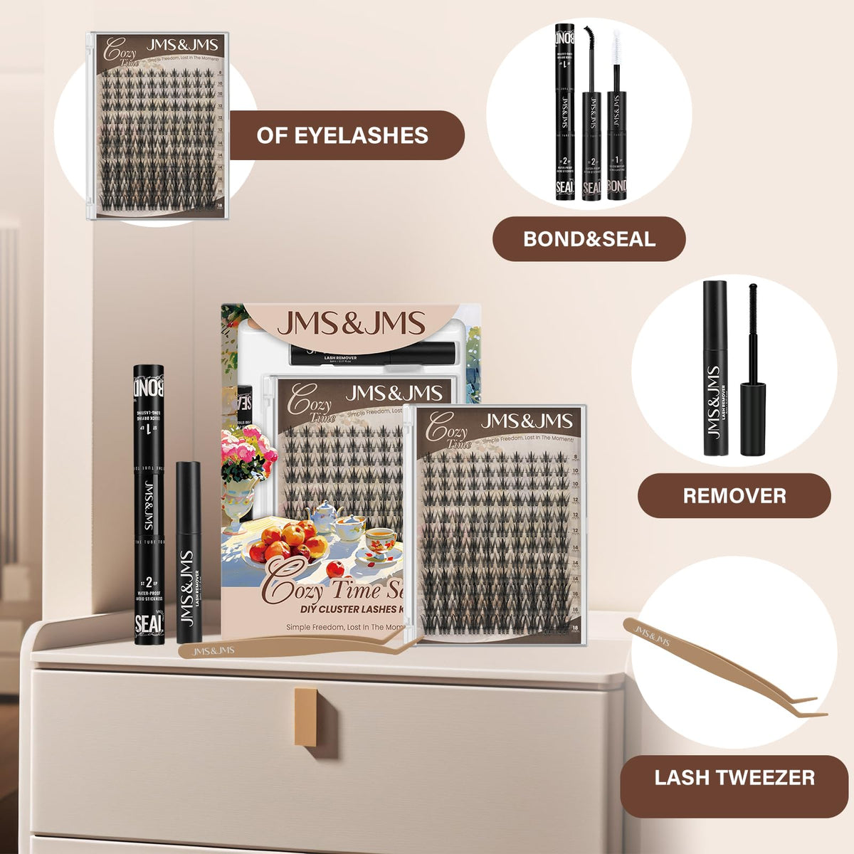 JMS&JMS Vivid Lash Bond & Seal for strong hold