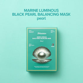 JMsolution Black Sheet Mask fits closely for brightening and moisture.