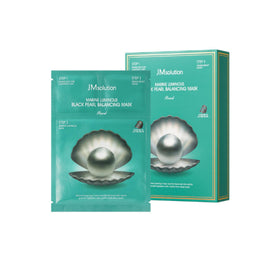 JMsolution Marine Luminous Black Pearl Bubble Cleanser cleanses and refreshes the skin.
