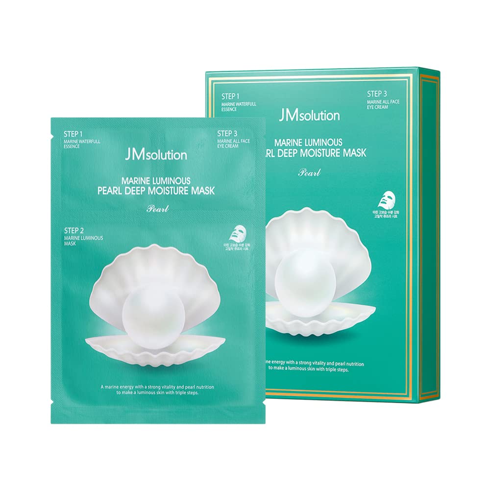 JMsolution Marine Luminous Pearl essence bottle ready to prep skin for hydration