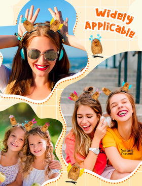 JMZYJZH capybara hair clip offering gentle, skin-friendly wear all day.