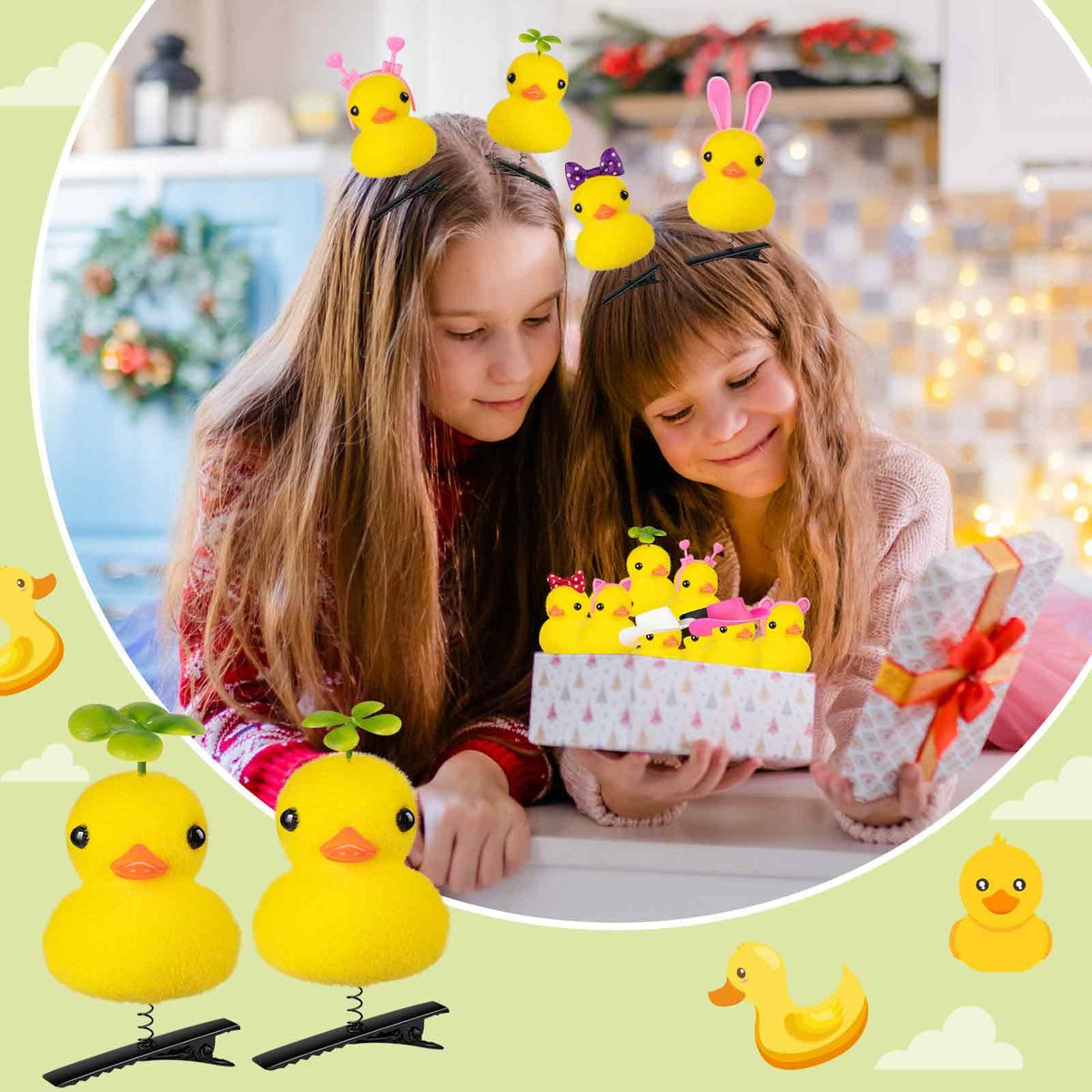 JMZYJZH duck clips party use for festive events and themes