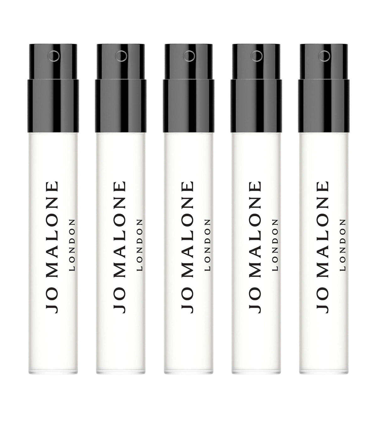Jo Malone five-trial vial sampler set, ideal for discovering your signature scent.