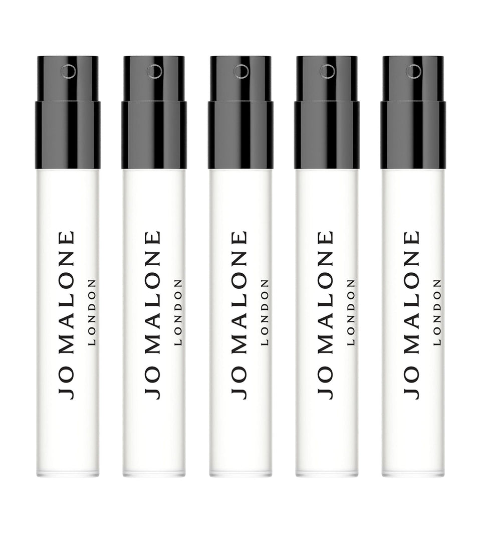 Jo Malone five-trial vial sampler set, ideal for discovering your signature scent.
