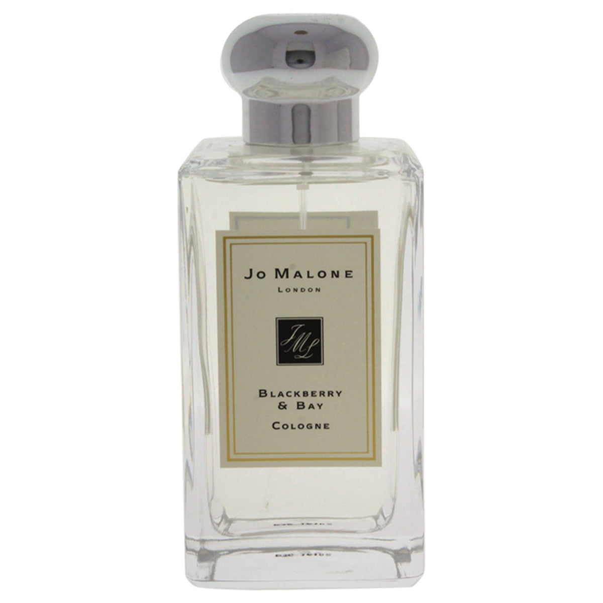 Jo Malone Blackberry & Bay bottle—crisp and versatile fragrance for day or night wear.