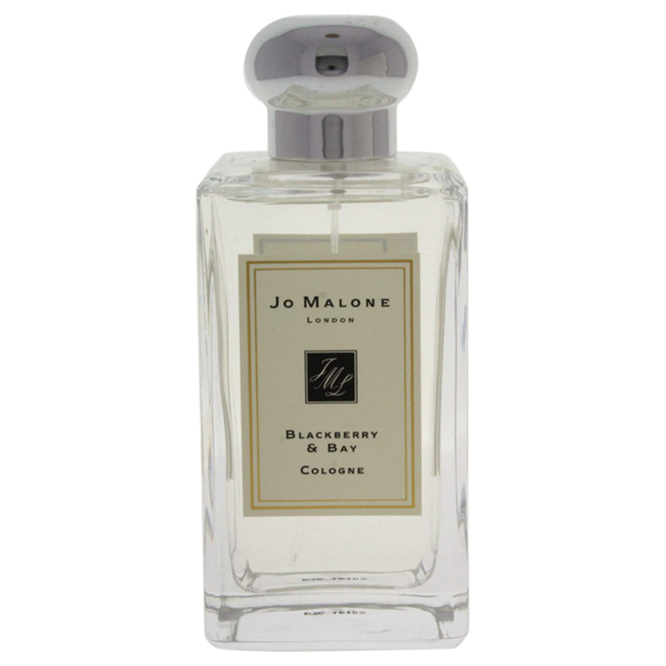 Jo Malone Blackberry & Bay bottle—crisp and versatile fragrance for day or night wear.