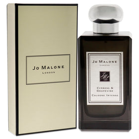 Packaging shot of Jo Malone Cypress and Grapevine Intense ready for gifting