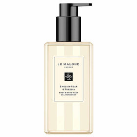 Jo Malone English Pear and Freesia hand and body wash bottle for daily cleansing