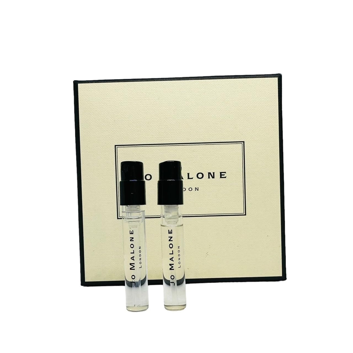 Jo Malone English Pear and Freesia sample vial, ideal for testing scents on the go.