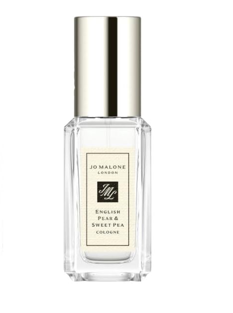 Jo Malone English Pear and Sweet Pea Cologne bottle, garden-inspired aroma for everyday unisex wear.