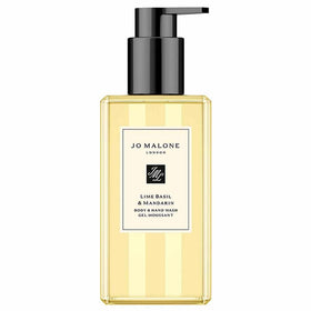 Jo Malone Lime Basil and Mandarin hand wash bottle delivering a refreshing, zesty cleanse.
