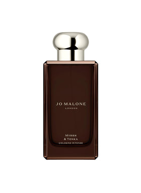 Jo Malone Myrrh & Tonka Cologne Intense bottle designed for unisex use.