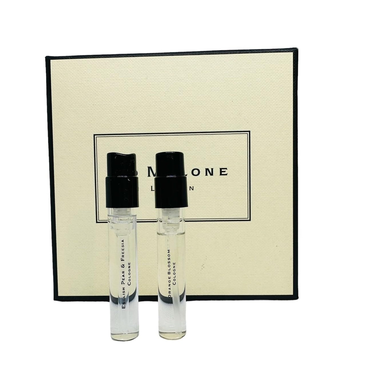 Jo Malone Orange Blossom sample vial, perfect for travel and scent exploration.