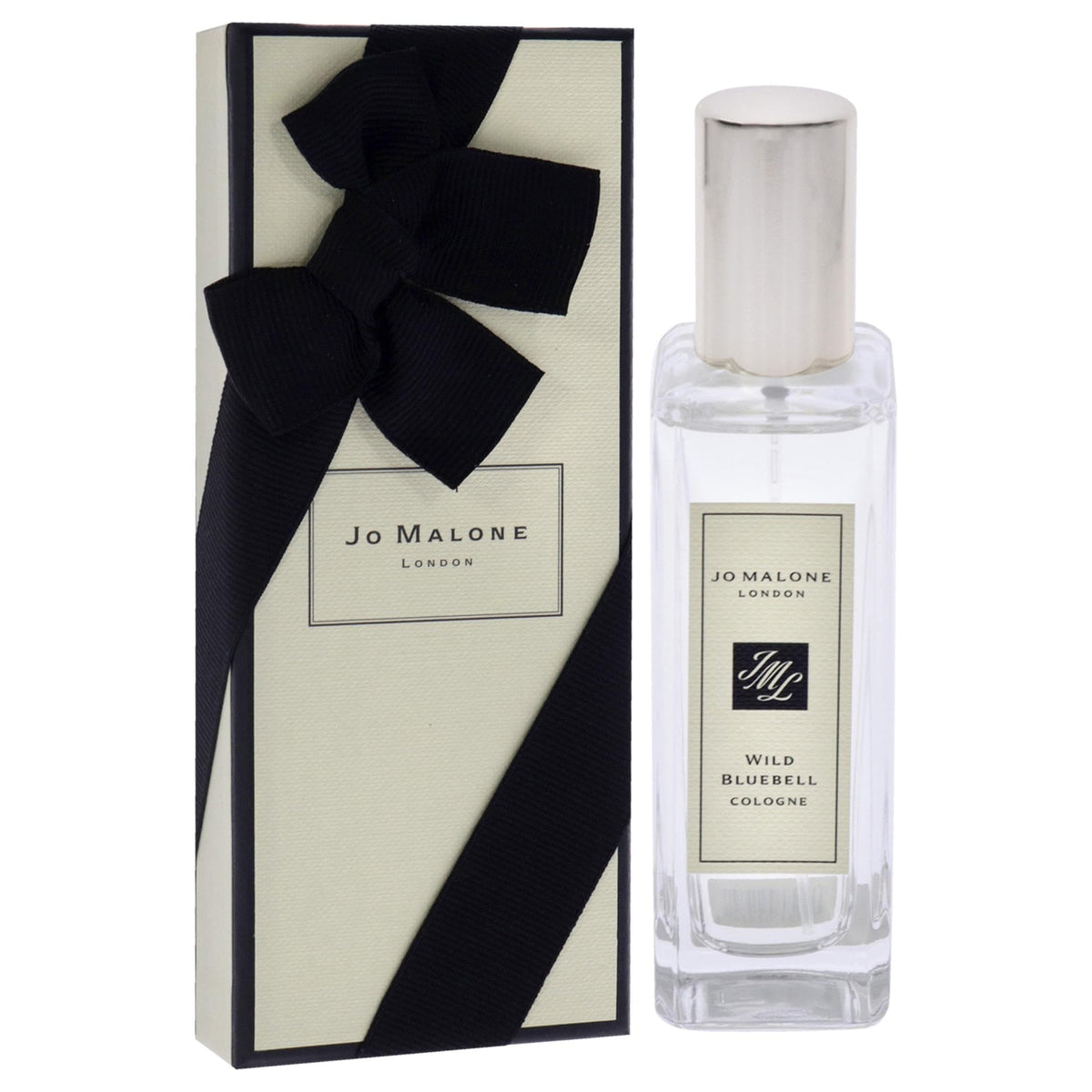 Jo Malone Wild Bluebell packaging close-up, suggesting a refined gift for special occasions.