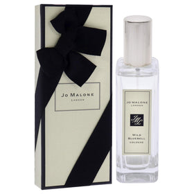 Jo Malone Wild Bluebell packaging close-up, suggesting a refined gift for special occasions.