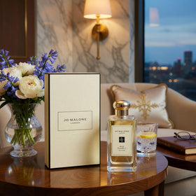 Jo Malone Wild Bluebell outer packaging, ideal for gifting and display.