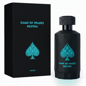 Jo Milano Game of Spades Boston bottle front view for an elegant evening scent
