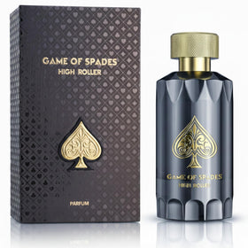 Jo Milano Game of Spades High Roller bottle front view for a bold, luxurious feel