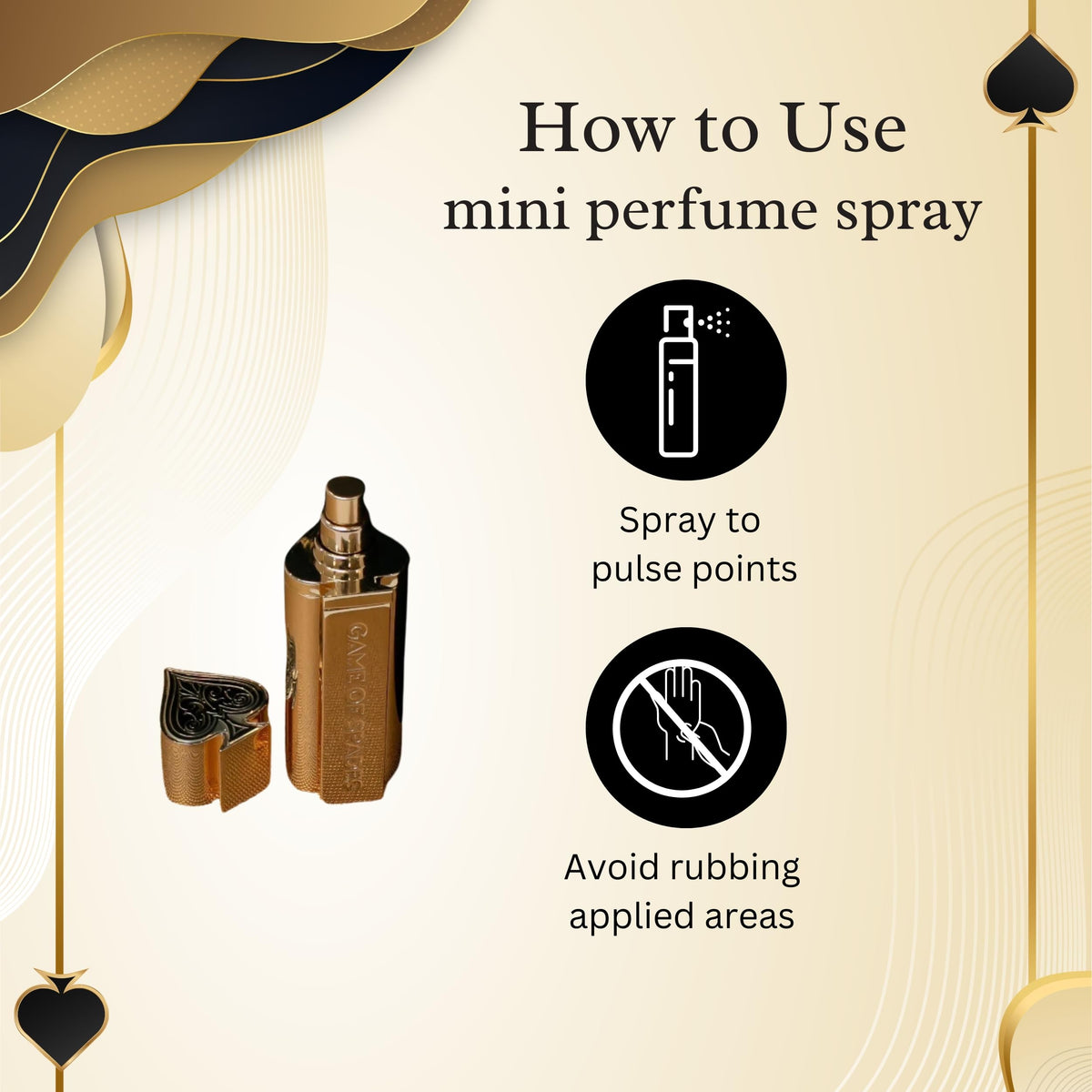 Jo Milano Game of Spades Win mini EDP suits versatile occasions with lasting fragrance.