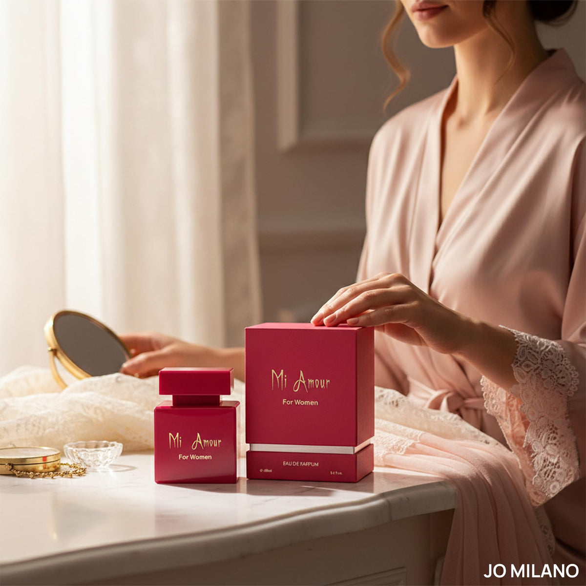 Jo Milano Mi Amour 3.4 oz flacon display for everyday wear