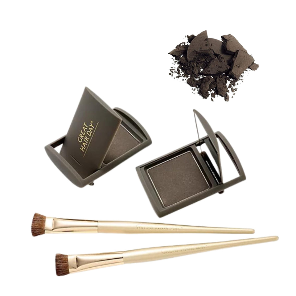 Joan Rivers Great Hair Day root touch up powder duo in brunette creates an instant fuller look.