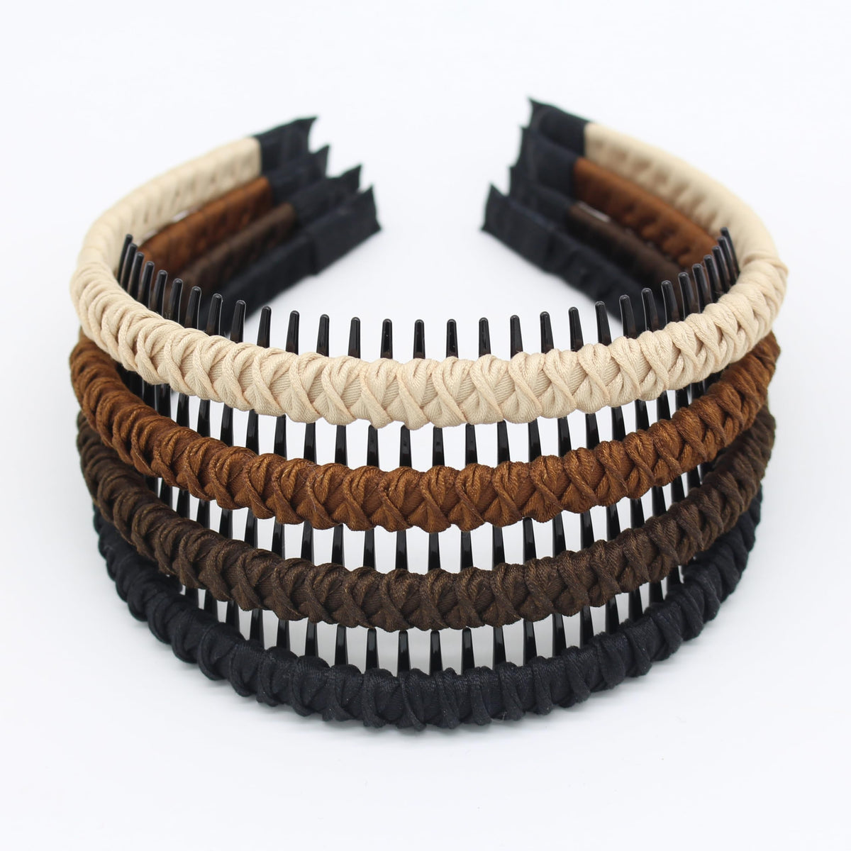 JOBAND spa headband teeth detail showing secure grip for facial routines
