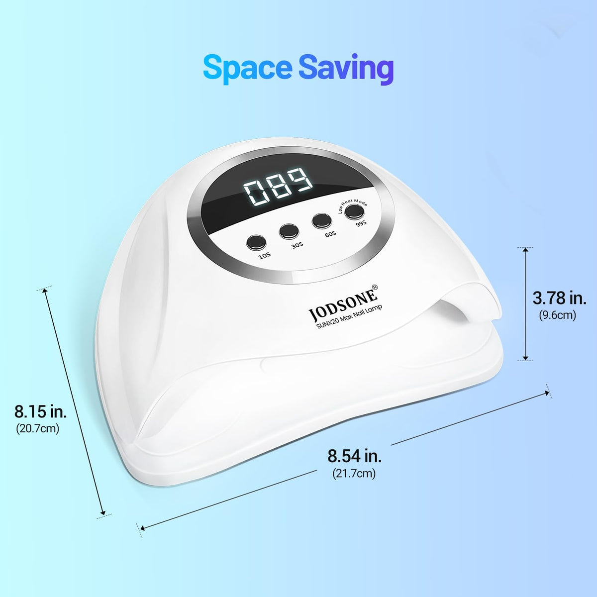 JODSONE U V LED Nail Lamp durable construction for home and salon