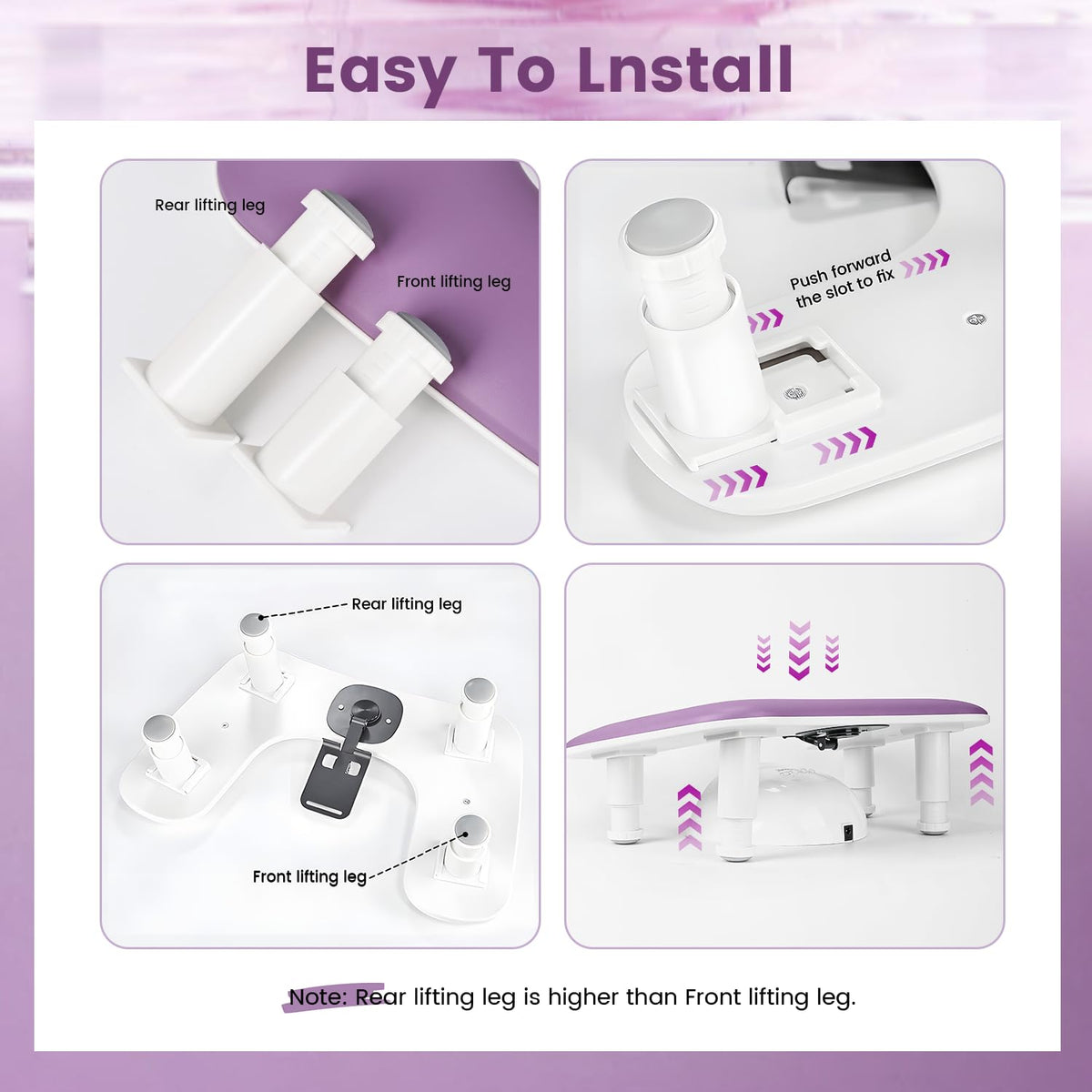 JODSONE 360-degree rotating holder lets clients and tech adjust angles easily.