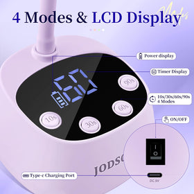JODSONE timer options show 90, 60, 30, 10 seconds for control