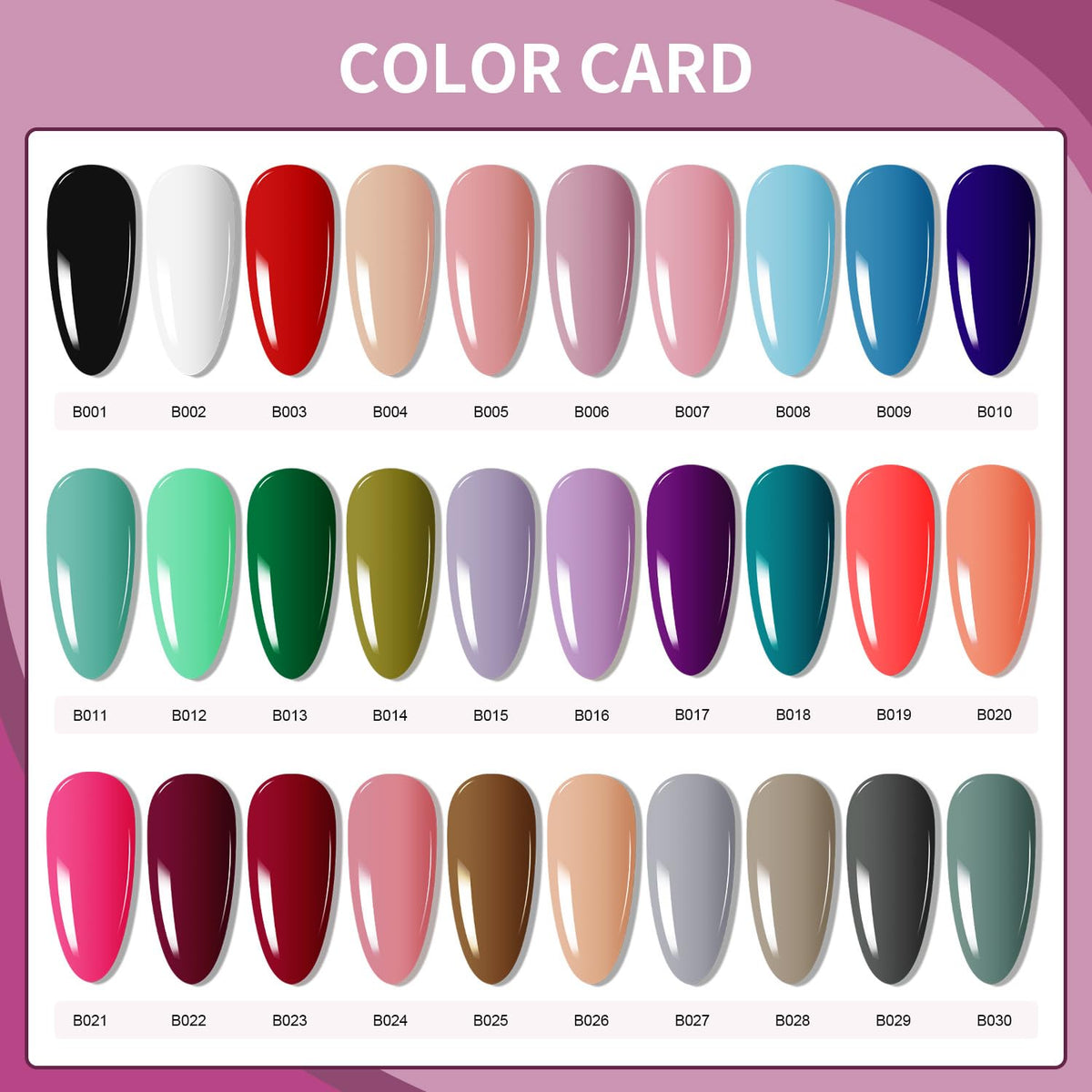 JODSONE color swatches showing rich pigment and smooth coverage.