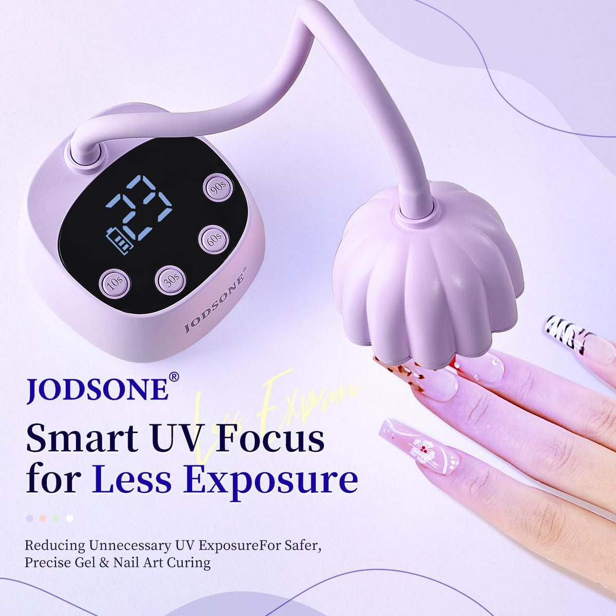 JODSONE portable cordless design suits home and salon nail art