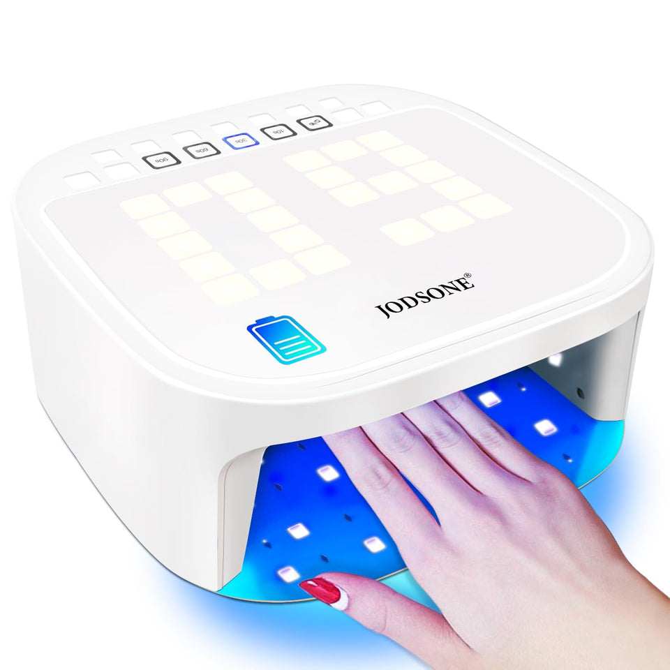 JODSONE cordless-uv-nail-lamp offers portable convenience for on-the-go manicures.