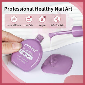 JODSONE quick cure under nail lamp in 90–120 seconds.