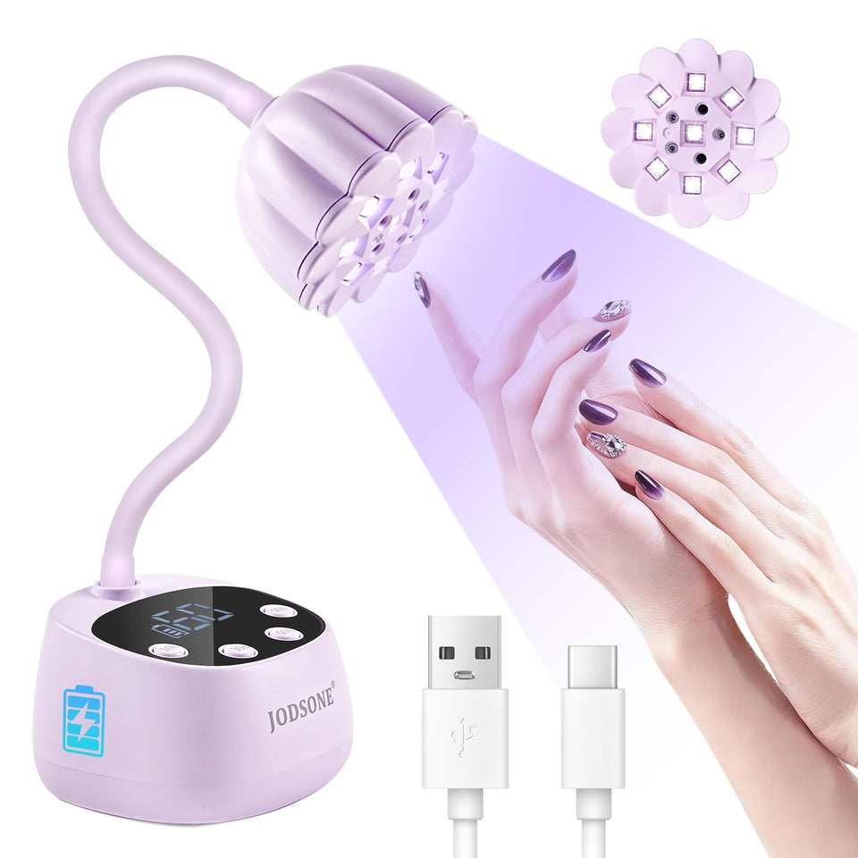 JODSONE lamp head angle enables precise curing for gel polish at home