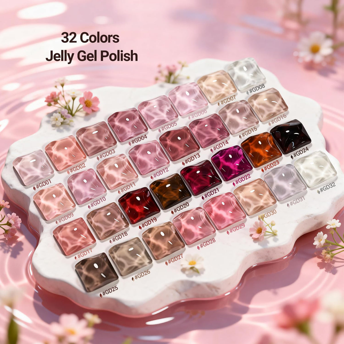 JODSONE LED nail lamp with LCD display for precise curing.