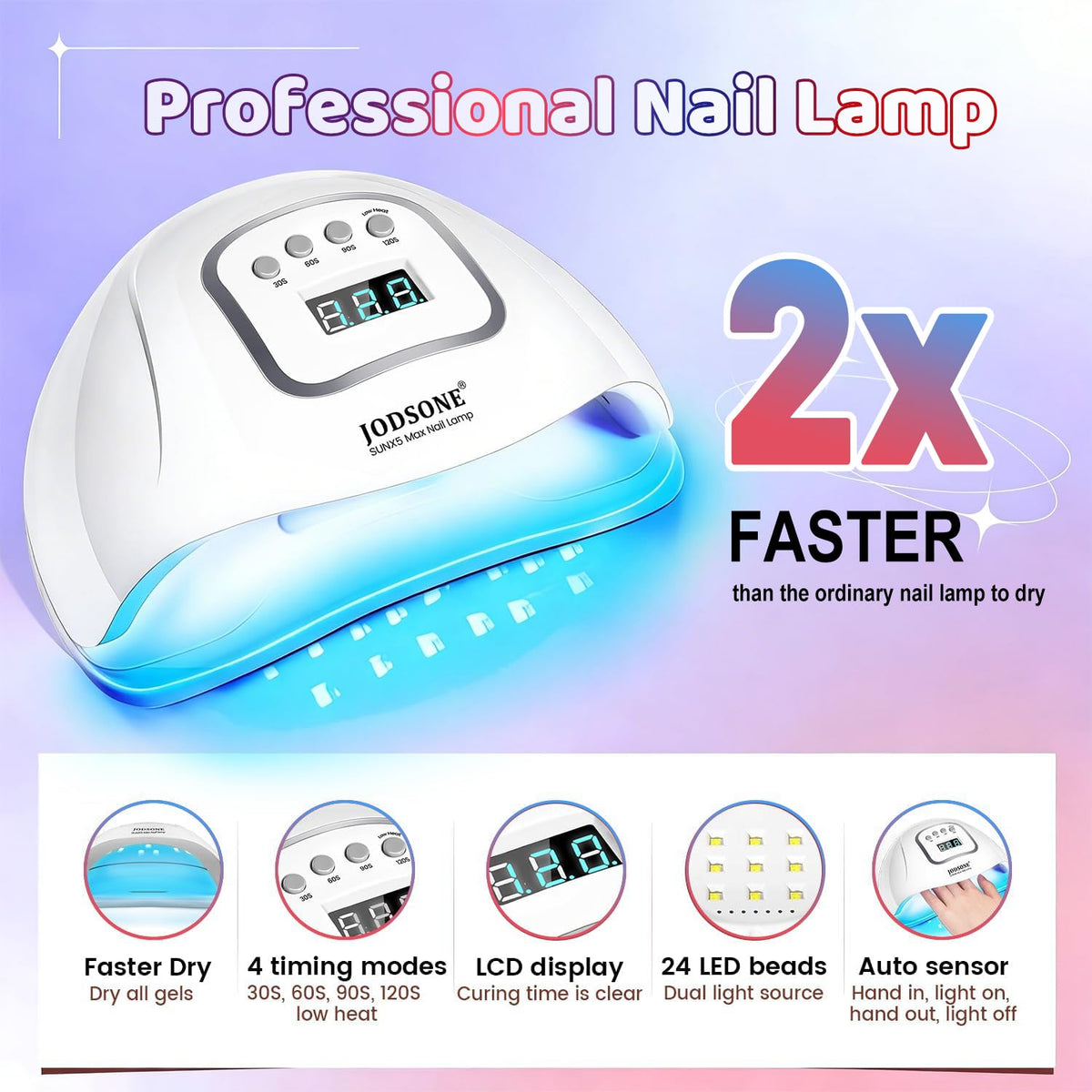 JODSONE included manicure tools ideal for beginners and pros.