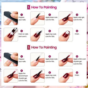JODSONE LED nail lamp provides quick curing with smart sensor.