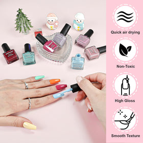 JODSONE top coat adds a glossy, long-lasting finish