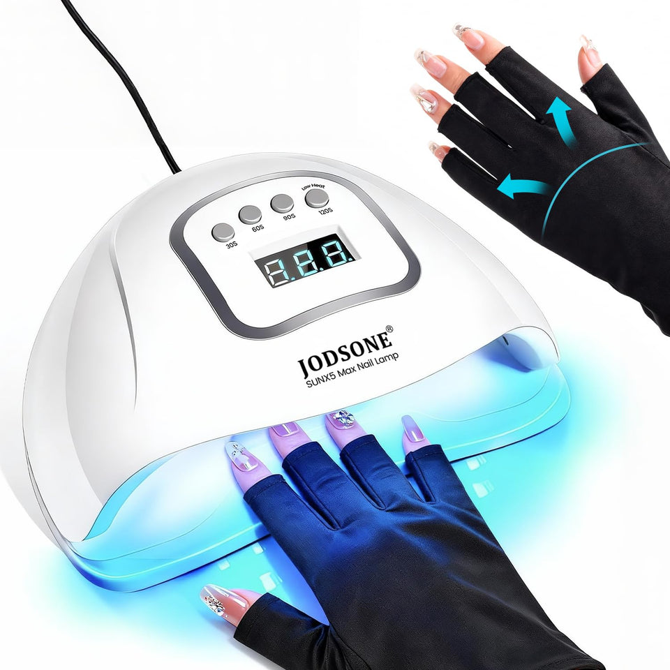JODSONE U V LED Nail Lamp kit front view for efficient gel curing at home