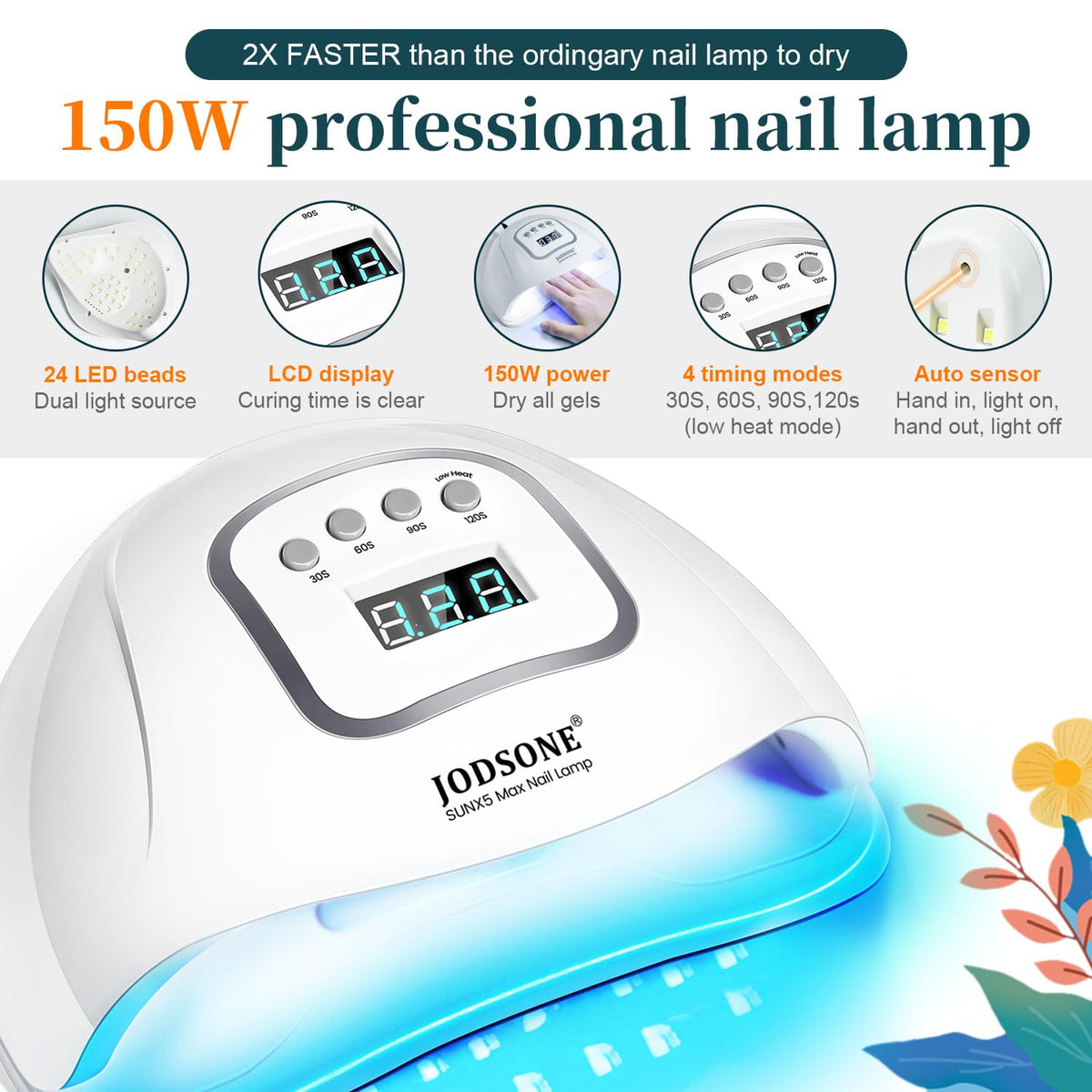 JODSONE 32-color palette for creative nail art