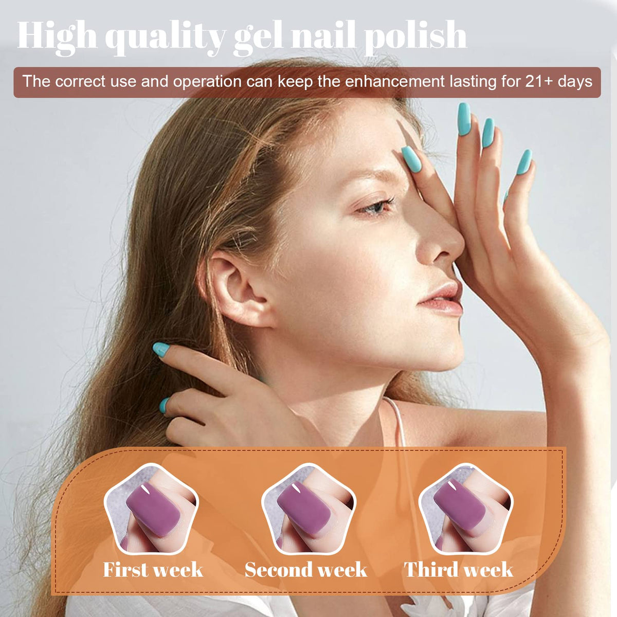JODSONE emerald green gel polish for vibrant nails
