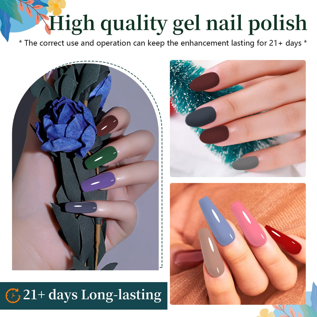 JODSONE matte top coat adds velvety finish and longevity
